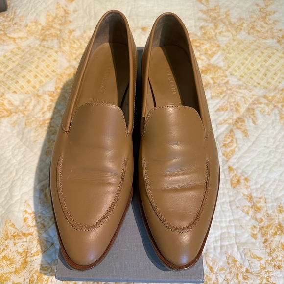 Everlane Tan Leather Loafers size 10 1/2 - Picture 1 of 6